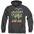 QUOGS/QUOGS COLLAGE - ADULT HEATHER HOODIE - BLACK