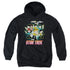 QUOGS/QUOGS COLLAGE - YOUTH PULLOVER HOODIE - BLACK