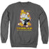 QUOGS/NOT AS FRUSTRATING - ADULT CREWNECK SWEATSHIRT - CHARCOAL