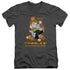 QUOGS/NOT AS FRUSTRATING - S/S ADULT V-NECK 30/1 - CHARCOAL