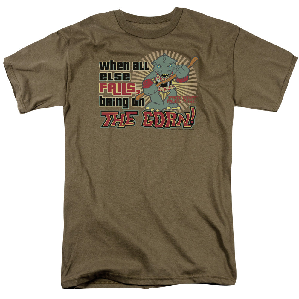 QUOGS/BRING ON THE GORN - S/S ADULT 18/1 - SAFARI GREEN