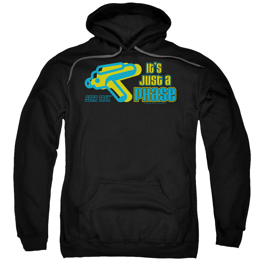 QUOGS/JUST A PHASE - ADULT PULLOVER HOODIE - BLACK