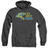 QUOGS/JUST A PHASE - ADULT HEATHER HOODIE - BLACK
