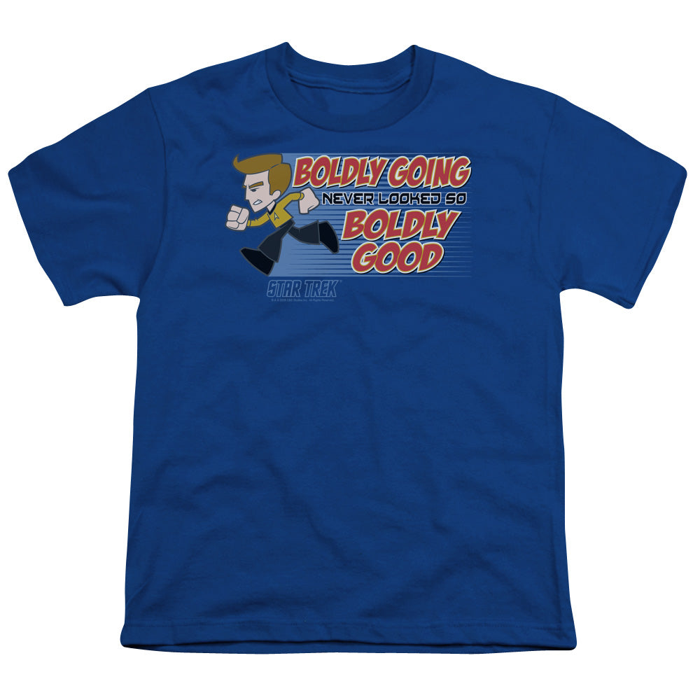 QUOGS/BOLDLY GOOD - S/S YOUTH 18/1 - ROYAL BLUE