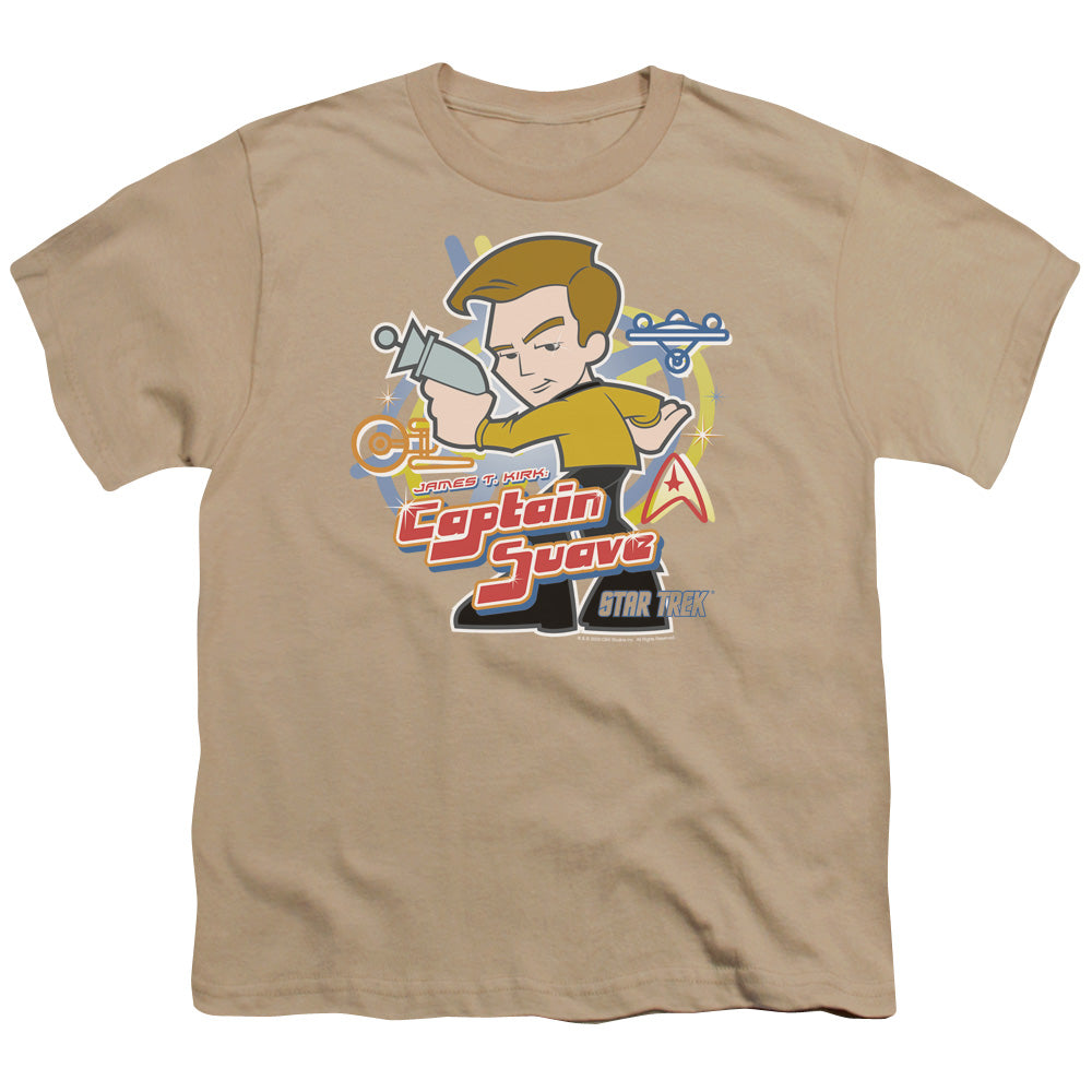 QUOGS/CAPTAIN SUAVE - S/S YOUTH 18/1 - SAND