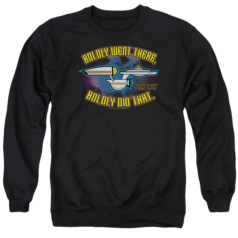 QUOGS/BOLD - ADULT CREWNECK SWEATSHIRT - BLACK