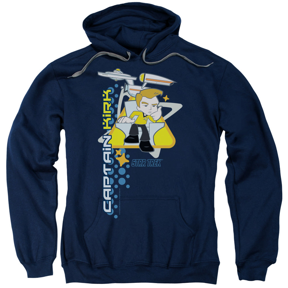 QUOGS/CAPTAIN&#39;S CHAIR - ADULT PULLOVER HOODIE - NAVY
