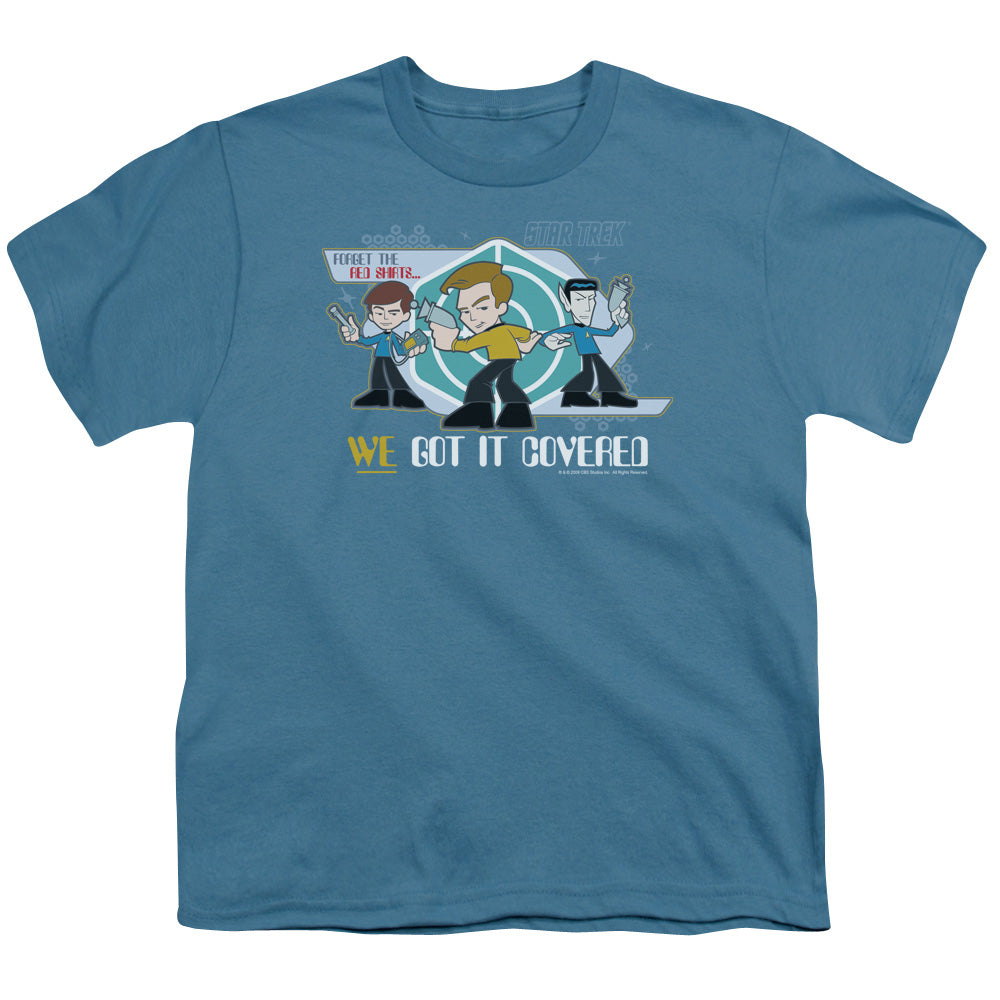 QUOGS/WE GOT IT COVERED - S/S YOUTH 18/1 - SLATE