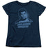 ST ORIGINAL/VULCAN MIND - S/S WOMENS TEE - NAVY