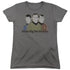 STAR TREK/DIG IT - S/S WOMENS TEE - CHARCOAL