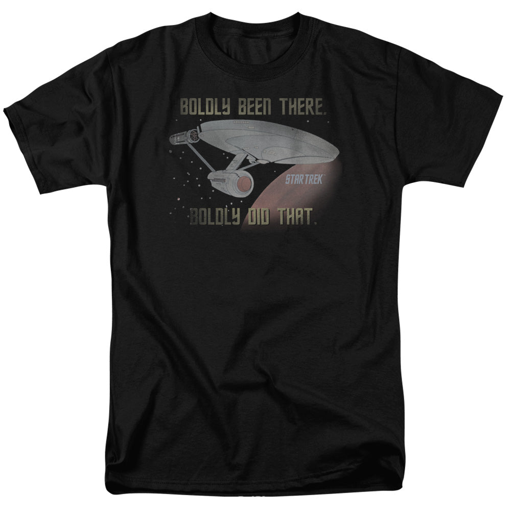 STAR TREK/BOLDLY DID THAT - S/S ADULT 18/1 - BLACK