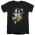 STAR TREK/GRAPHIC GOOD VS EVIL - S/S ADULT V-NECK 30/1 - BLACK