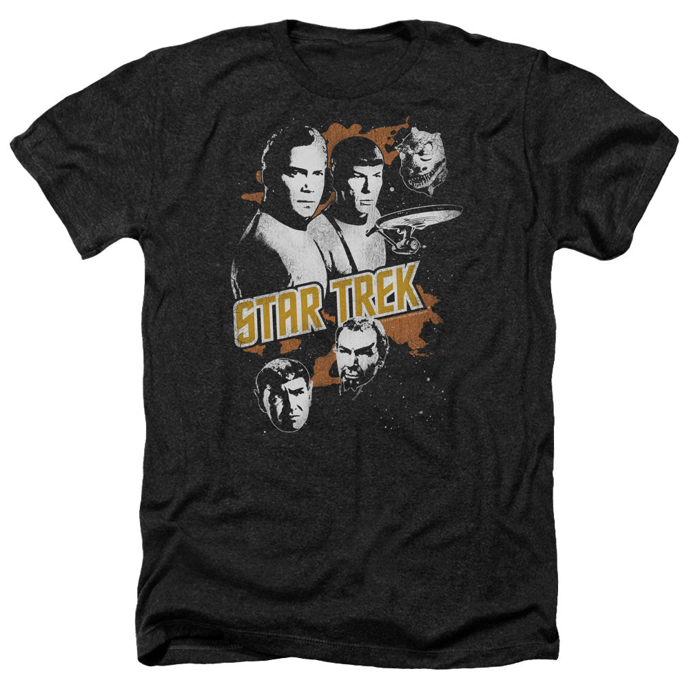 STAR TREK/GRAPHIC GOOD VS EVIL - ADULT HEATHER - BLACK