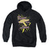 STAR TREK/SET PHASERS - YOUTH PULLOVER HOODIE - BLACK
