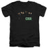 CSI/SHADOW CAST - S/S ADULT V-NECK 30/1 - BLACK