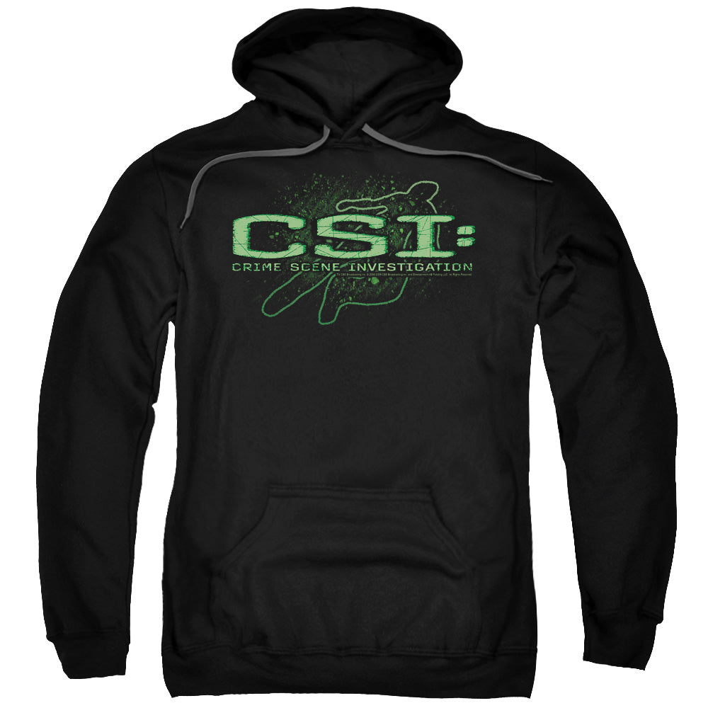 CSI/SKETCHY SHADOW - ADULT PULLOVER HOODIE - BLACK