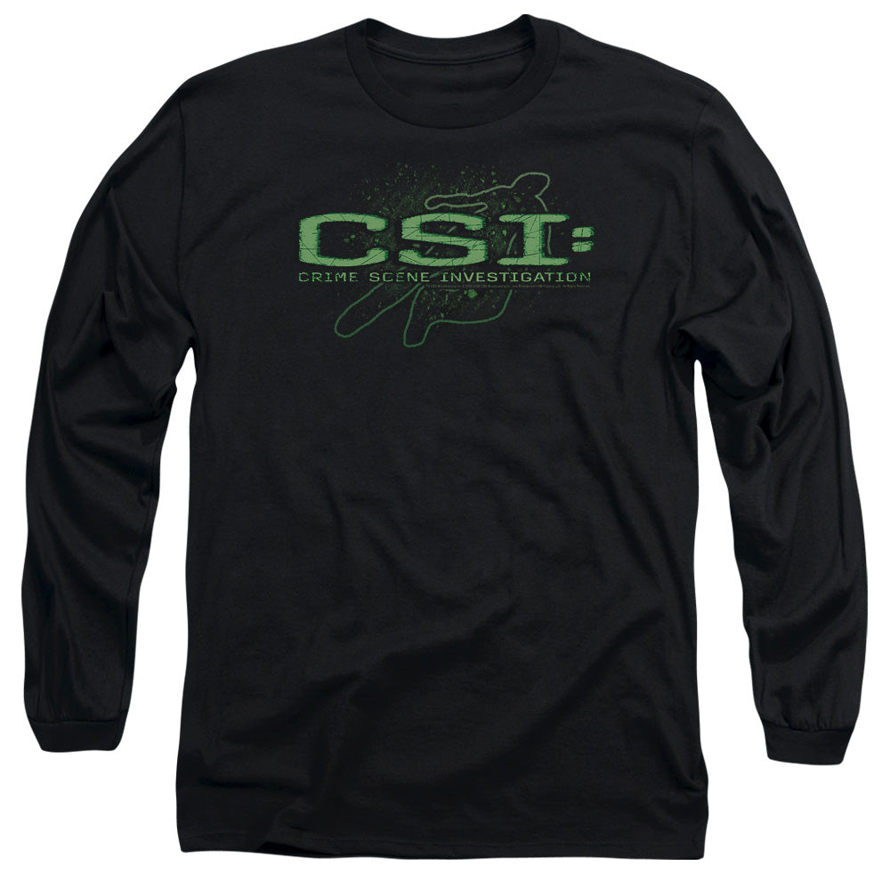 CSI/SKETCHY SHADOW - L/S ADULT 18/1 - BLACK