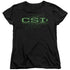CSI/SKETCHY SHADOW - S/S WOMENS TEE - BLACK