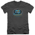 SURVIVOR/OFF MY ISLAND - S/S ADULT V-NECK 30/1 - CHARCOAL