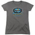 SURVIVOR/OFF MY ISLAND - S/S WOMENS TEE - CHARCOAL