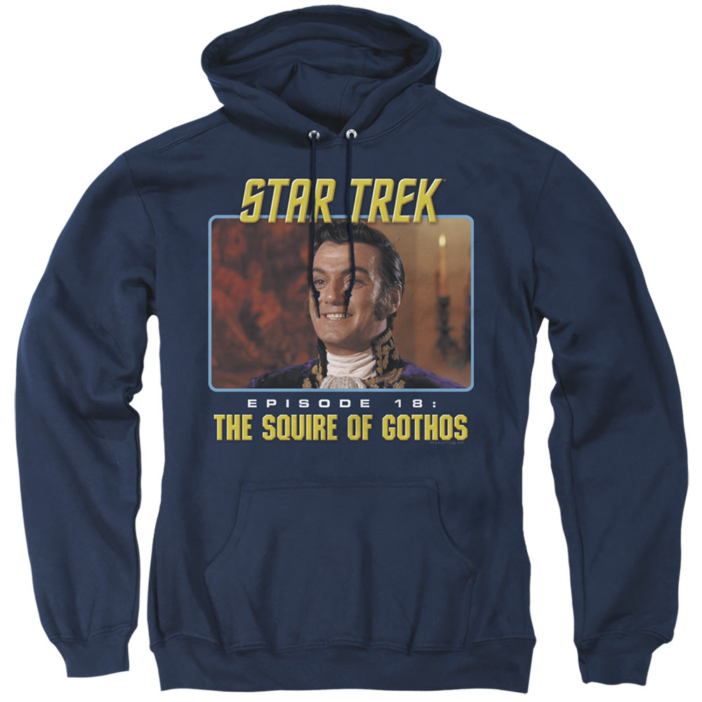 ST ORIGINAL/THE SQUIRE OF GOTHOS - ADULT PULLOVER HOODIE - NAVY