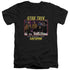 STAR TREK ORIGINAL/CATS PAW - S/S ADULT V-NECK 30/1 - BLACK