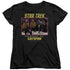 STAR TREK ORIGINAL/CATS PAW - S/S WOMENS TEE - BLACK