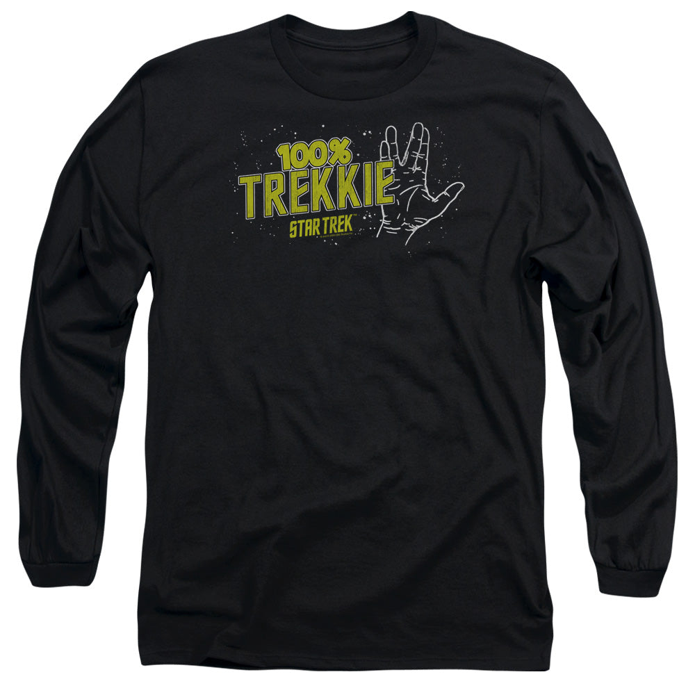 STAR TREK/TREKKIE - L/S ADULT 18/1 - BLACK
