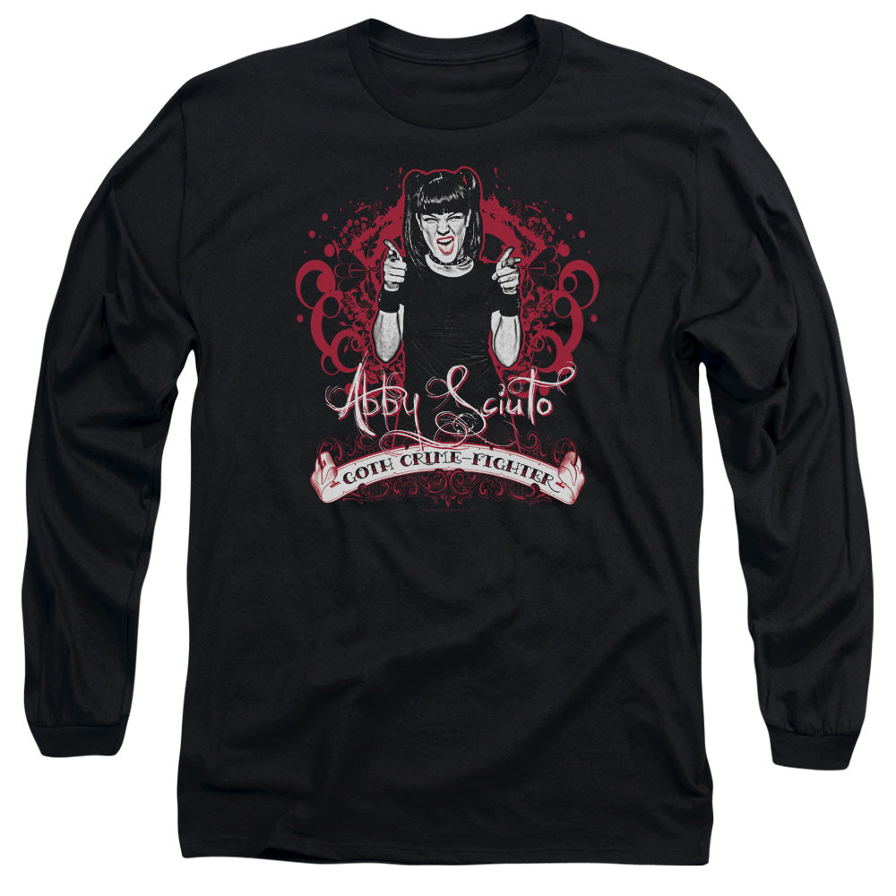 NCIS/GOTH CRIME FIGHTER - L/S ADULT 18/1 - BLACK