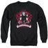 NCIS/GOTH CRIME FIGHTER - ADULT CREWNECK SWEATSHIRT - BLACK