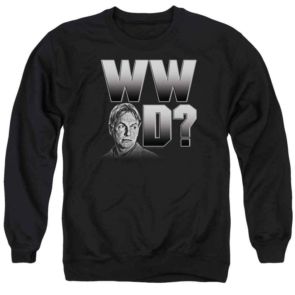 NCIS/WHAT WOULD GIBBS DO - ADULT CREWNECK SWEATSHIRT - BLACK