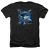 STAR TREK/STARFLEET VESSELS - ADULT HEATHER - BLACK