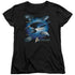 STAR TREK/STARFLEET VESSELS - S/S WOMENS TEE - BLACK