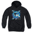 STAR TREK/STARFLEET VESSELS - YOUTH PULLOVER HOODIE - BLACK