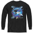 STAR TREK/STARFLEET VESSELS - YOUTH LONG SLEEVE TEE - BLACK