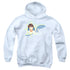 LOVE BOAT/ROMANCE AHOY - YOUTH PULLOVER HOODIE - WHITE