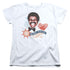 LOVE BOAT/SHAKE EM UP - S/S WOMENS TEE - WHITE