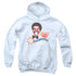 LOVE BOAT/SHAKE EM UP - YOUTH PULLOVER HOODIE - WHITE