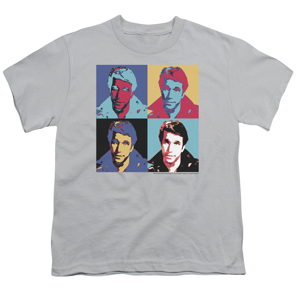 HAPPY DAYS/FONZ POP - S/S YOUTH 18/1 - SILVER