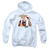 HAPPY DAYS/NO CARDIGANS - YOUTH PULLOVER HOODIE - WHITE