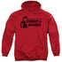 HAPPY DAYS/CORRECT A MUNDO - ADULT PULLOVER HOODIE - RED