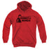 HAPPY DAYS/CORRECT A MUNDO - YOUTH PULLOVER HOODIE - RED
