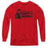 HAPPY DAYS/CORRECT A MUNDO - YOUTH LONG SLEEVE TEE - RED