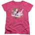 TAXI/OFF DUTY - S/S WOMENS TEE - HOT PINK