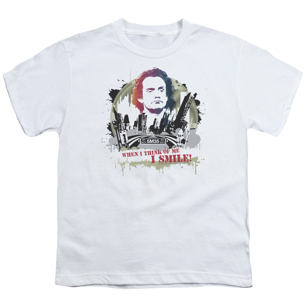 TAXI/SMILING JIM - S/S YOUTH 18/1 - WHITE