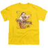 TAXI/CAGED ANIMAL - S/S YOUTH 18/1 - YELLOW