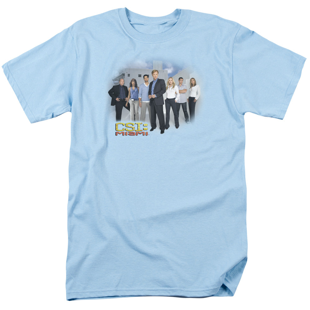 CSI/MIAMI CAST - S/S ADULT 18/1 - LIGHT BLUE