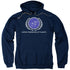 STAR TREK/UNITED FEDERATION LOGO - ADULT PULLOVER HOODIE - NAVY