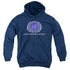 STAR TREK/UNITED FEDERATION LOGO - YOUTH PULLOVER HOODIE - NAVY