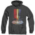 STAR TREK/MOTION PICTURE POSTER - ADULT HEATHER HOODIE - BLACK